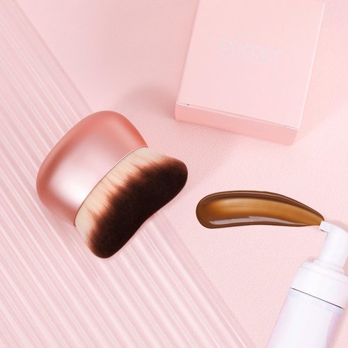 docolor Self Tanner Brush 75mm Large Body Makeup Brush Soft synthetic hair Tanning Brush no stripes, for Foundation, Self-tanners, Bronzer, Self Tan Back Applicator Face&Body Makeup Brush Gift Box