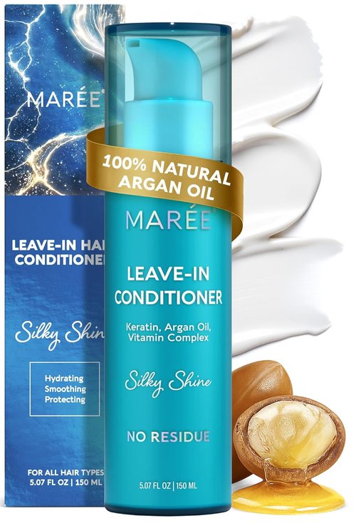 MAREE Leave-In Conditioner - Hair Gloss for Dry, Damaged Hair | 2 Pack for Curly & Color-Treated Hair