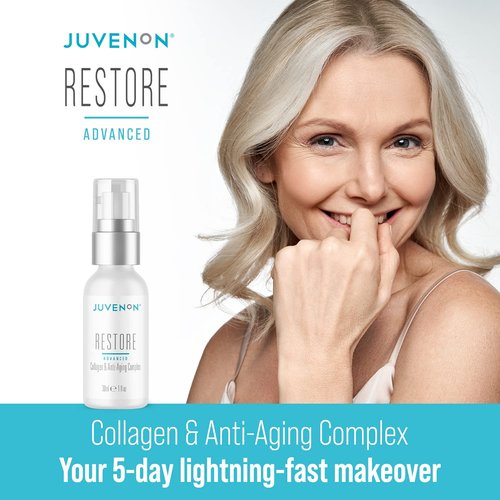 Juvenon Restore Advanced Collagen | Anti-Aging Complex for Fine Lines & Wrinkles - Premium Skincare