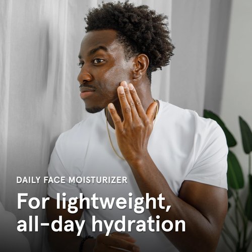 Lumin Daily Face Moisturizer for Men – Lightweight Hydrating Cream with Niacinamide, Men’s Face Lotion for Normal, Combination & Sensitive Skin, Korean Skincare, Smooth & Nourishing, 50ml