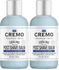 Cremo Cooling Formula Post Shave Balm,Soothes,Cools And Protects Skin From Shaving Irritation,Dryness and Razor Burn,4 Oz,(Pack of 2)