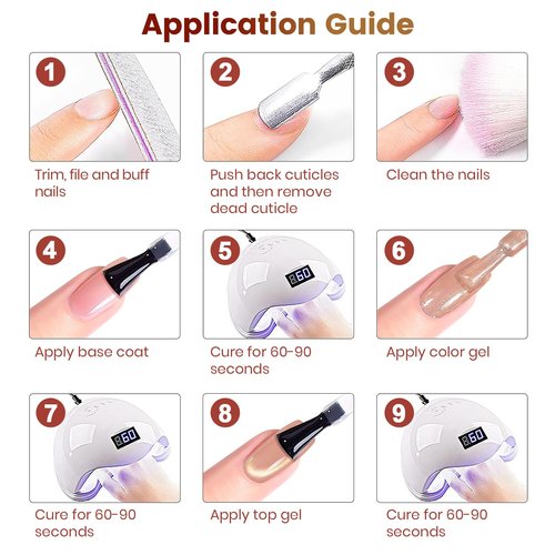 RARJSM Gold Glitter Cat Eye Gel Nail Polish Set 6Pcs Nude Pink Light Purple Brown Gray Green Velvet Ice Jelly Glitter Cateye Gel Polish with Magnetic Stick UV LED Curing Require Home Salon Nails