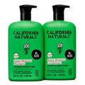 California Naturals Moisture Shampoo & Conditioner Set - Natural, Vegan Hair Care Bundle for All Hair Types | 20 fl oz