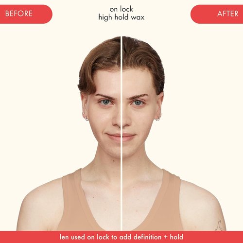 Amika On Lock High Hold Hair Wax - Strong Hold Styling Product for All Hair Types | 3.4 oz