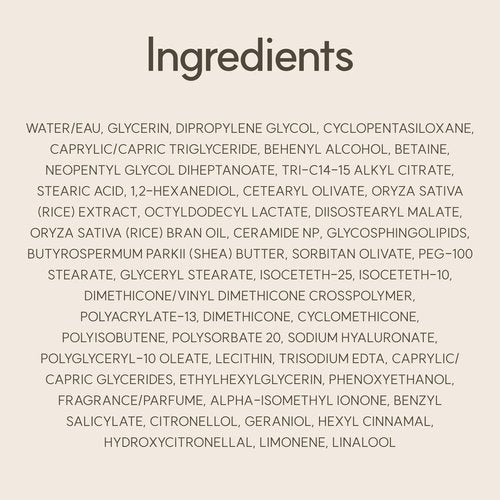The Face Shop Rice Ceramide Cream, Hydrating Face Moisturizer, for Dry & Combination Skin, Lightweight, Fast-absorbing, 1.69 fl. oz.