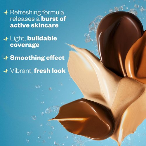 Kosas BB Burst Tinted Face Gel Cream - Hydrates & Smoothes Skin for Healthy Collagen - Deep Neutral Cool 41 (1 Oz/30 ML)