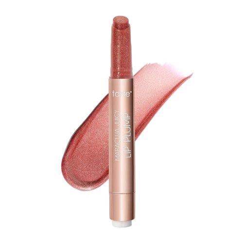 Tarte Maracuja Juicy Shimmer Glass Lip Plump - Hydrating Lip Gloss Balm with Hyaluronic Acid & Vitamin E, Vegan & Cruelty-Free