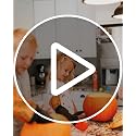 Kids Pumpkin Carving Kit with Scraper Glove - Mess-Free Halloween Guts Removal