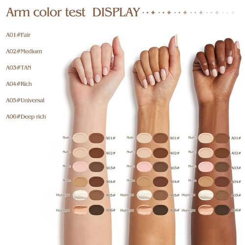 Skiennix Contour Highlighter Stick - 2-in-1 Dual-Ended Bronzer & Highlighter for Easy Makeup Application | Neutral Nude + Beige