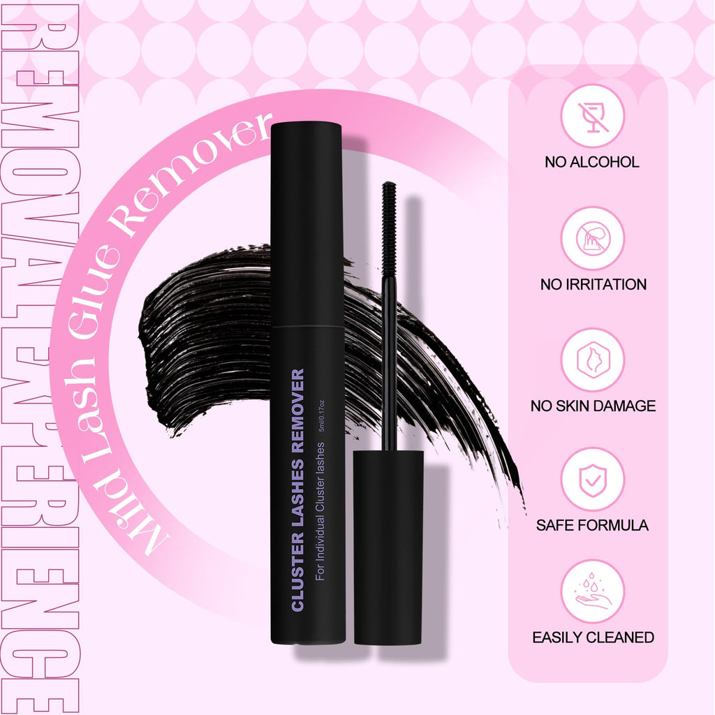 Wendy Lash Clusters Kit Packs: 980-Pcs, 60D, 80D, 80D, 100D, D Curl, 10-18mm Mixed, Cat Eye, Soft, Natural, Fluffy, DIY Eyelash, Individual, Eye lash clusters, Bulk Pack