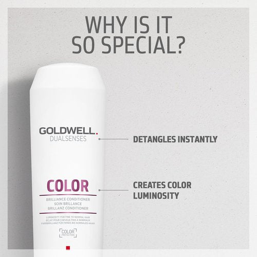 Goldwell Dualsenses Color Brilliance Conditioner - 10.1 Fl Oz for Vibrant Color Protection