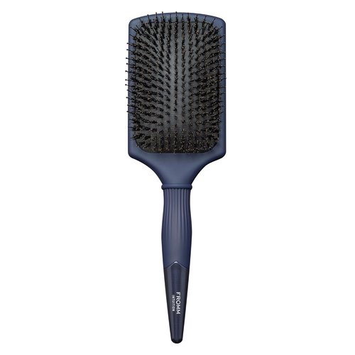 Fromm Professional Intuition Glosser - Boar Bristle Paddle Brush for Smooth, Shiny Hair | Navy Color