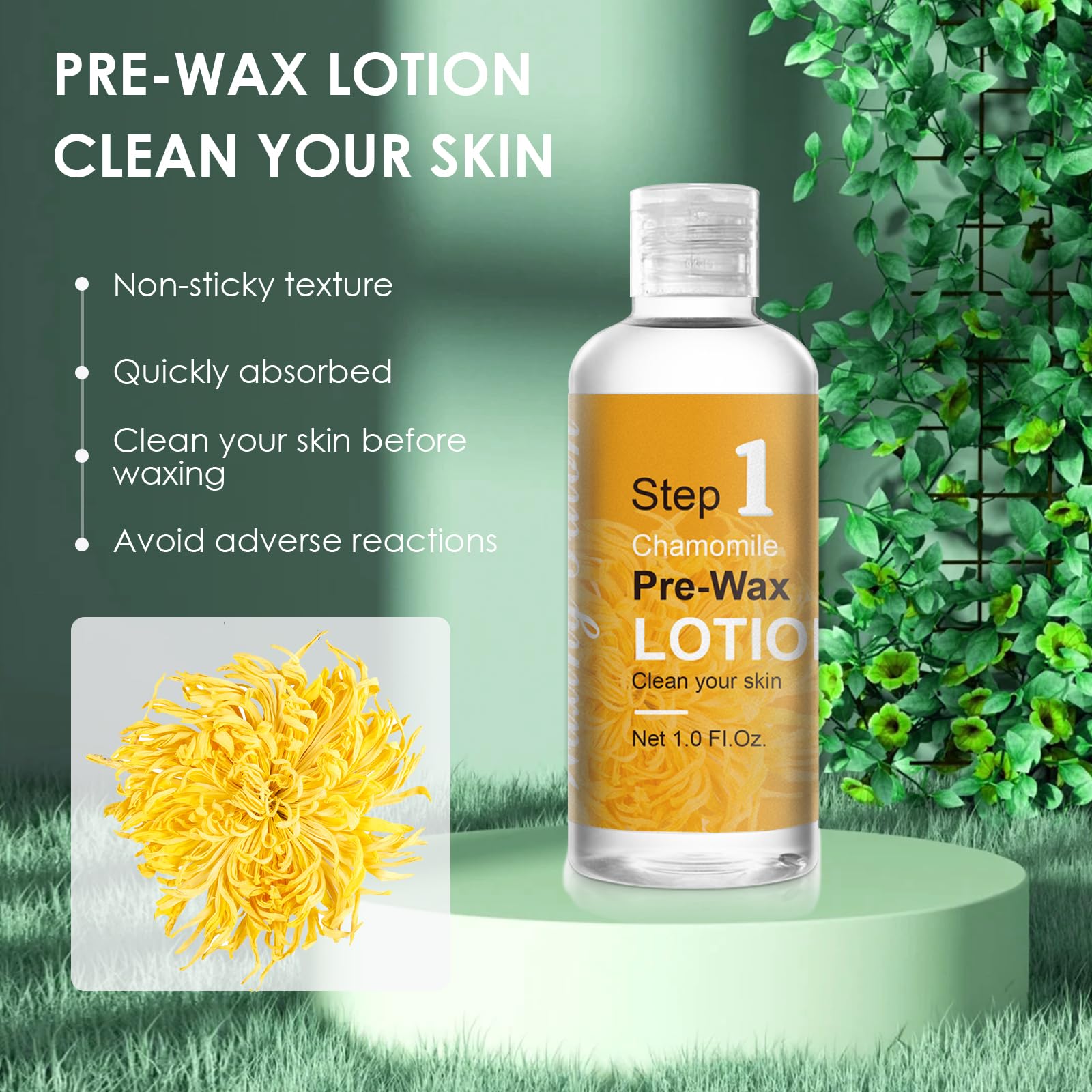 VUEYAA Before And After Waxing Skin Care Kit, Professional Waxing Kit for Women at Home, Pre-Wax Cleanser, Wax Remover Oil, After-Wax Cooling Aloe Vera Gel For Soothing Skin