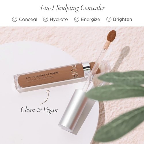 PÜR MINERALS 4-in-1 Sculpting Concealer - Hydrating Makeup for Dark Circles | Medium to Full Coverage