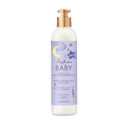 SheaMoisture Baby Pre-Wash Hair Detangler - Manuka Honey & Lavender for Delicate Hair | 8 oz