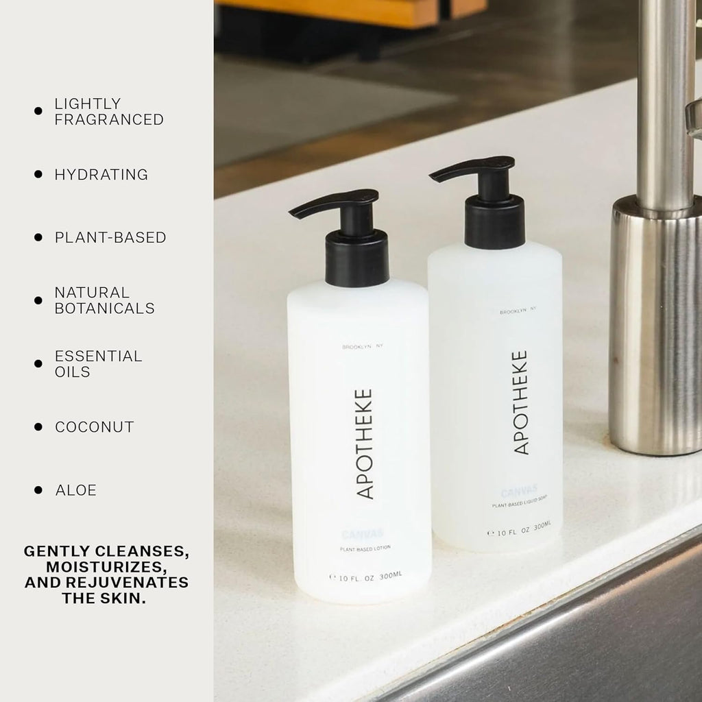 APOTHEKE Liquid Hand Soap - Hydrating 10 Fl Oz Hand Wash with Premium Fragrance Oils | Gently Cleanses & Moisturizes Skin