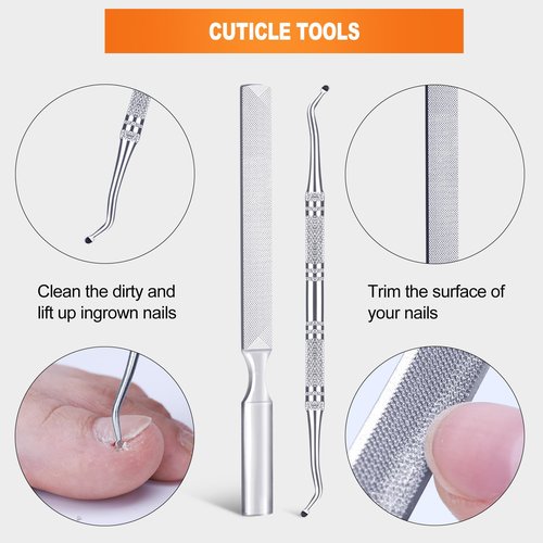Orelex Toenail Clippers for Seniors Thick Toenails, Podiatrist Toenail Clippers, Professional Nail Clippers, Ergonomic Non-Slip Long Handle, Toe Nail Clippers for Men Women Elderly