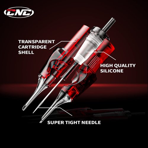 CNC 3RLT Tattoo Cartridges Needles #10 Bugpin 3 Round Liner Super Tight X-Taper Needle 20Pcs Disposable Cartridge with Membrane EN04R-20-1003RLT