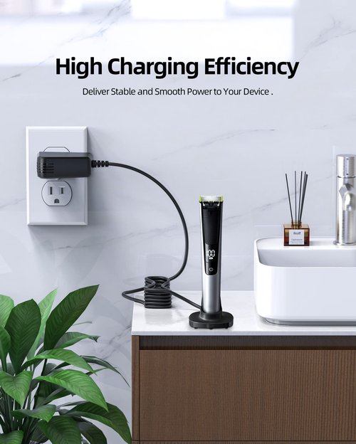 15V Charger Fit for Philips Norelco HQ8505 MG5750 MG7750 MG7770 MG7790 QP6531 QP6530 QP6510 QP6520 QP6550 Shaver Electric Razor Replacement Beard Trimmer Power Cord