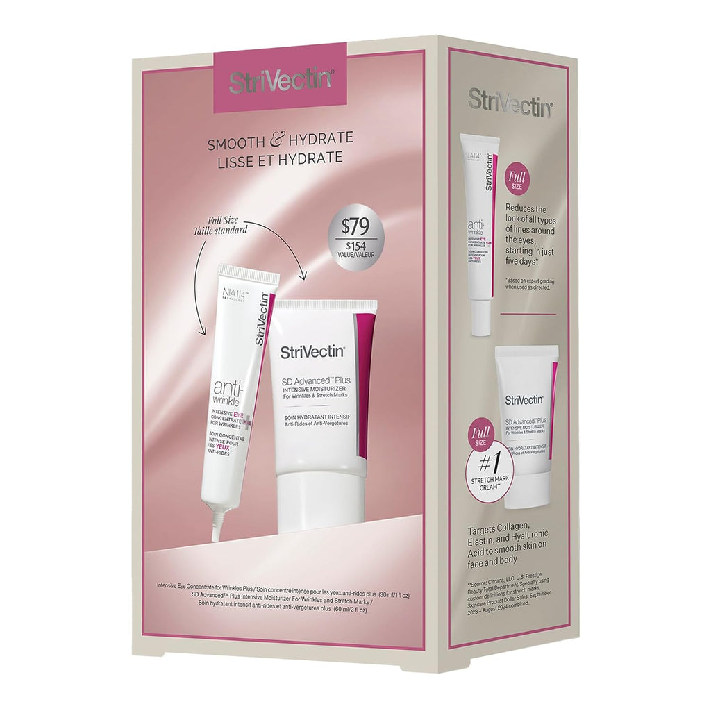 StriVectin Holiday Gift Kits - Brightening, Smoothing & Hydrating Skin Care Sets | Perfect Stocking Stuffers
