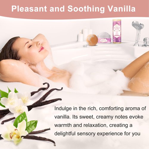 Spa Bath Sets for Women Gift,Stress Relief & Relaxing Body Wash Bath Set,Vanilla Home Spa Basket Gifts Set for Woman Mom Wife Her Sister,Unique Self Care Womens Gift ,Birthday Valentines Gifts Women