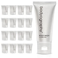 World Amenities - Bodyography blanc- Bulk Body Wash | 50 Count, 1.4oz | Vanilla White Tea, Mini Travel Size Toiletries (100% Recyclable Tube with Flip Top Cap) Hotel Amenities.