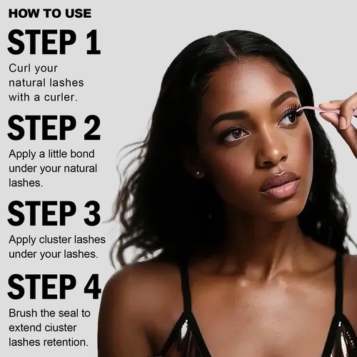 AnyFairy Lash Clusters 8-18mm Wispy Eyelash Clusters 144pcs Cluster Lashes DIY Individual Lashes Clusters with Soft Thin Band for Self Use,Beginner-Friendly(Sylph-774)