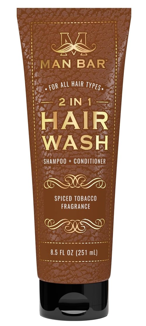 San Francisco Soap Company Man Bar 2 in 1 Hair Wash Spiced Tobacco - Where Lather Meets Luxury