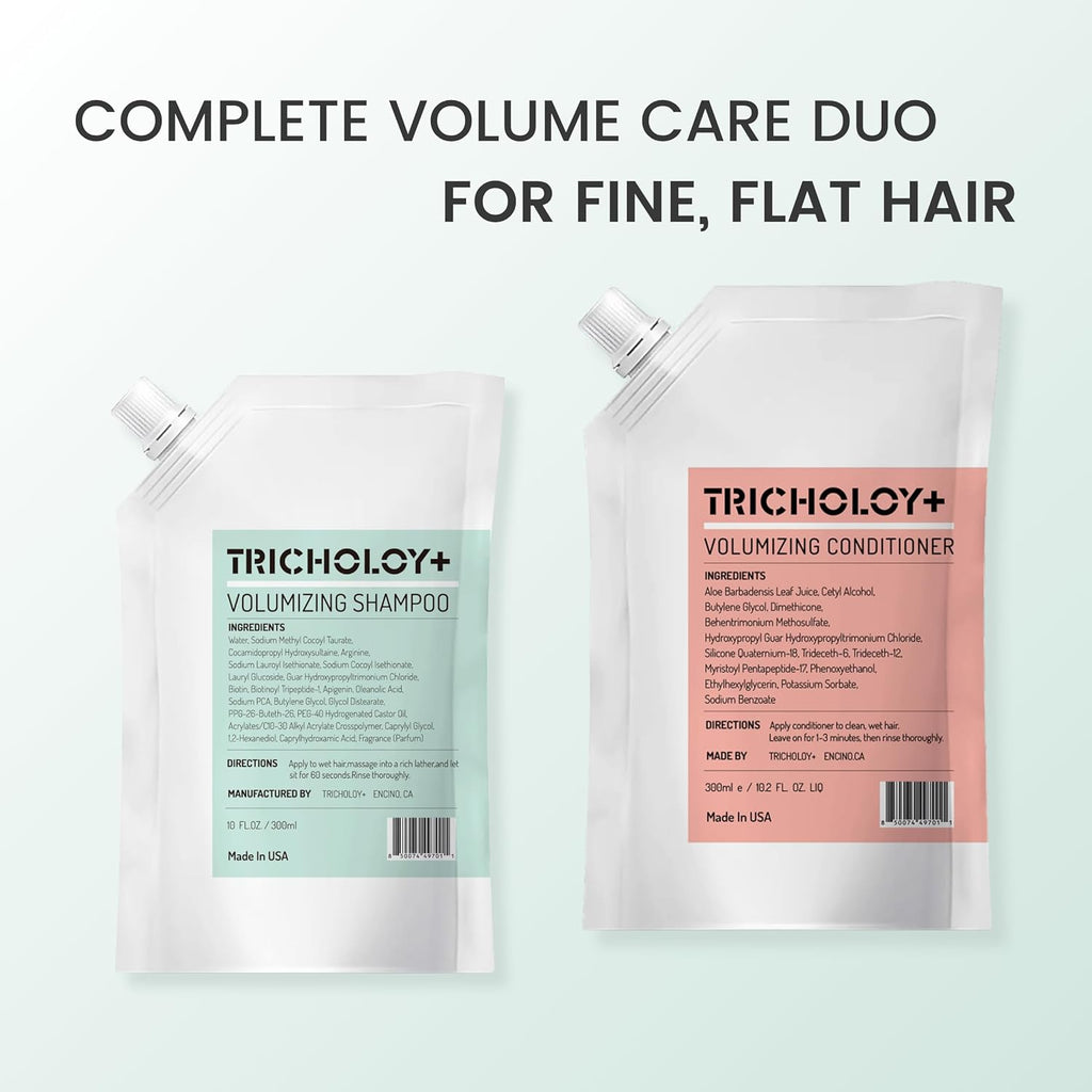 Volumizing Conditioner - Peptide-Infused Formula for Fine & Thinning Hair | Aloe-Enriched | 10 Fl Oz