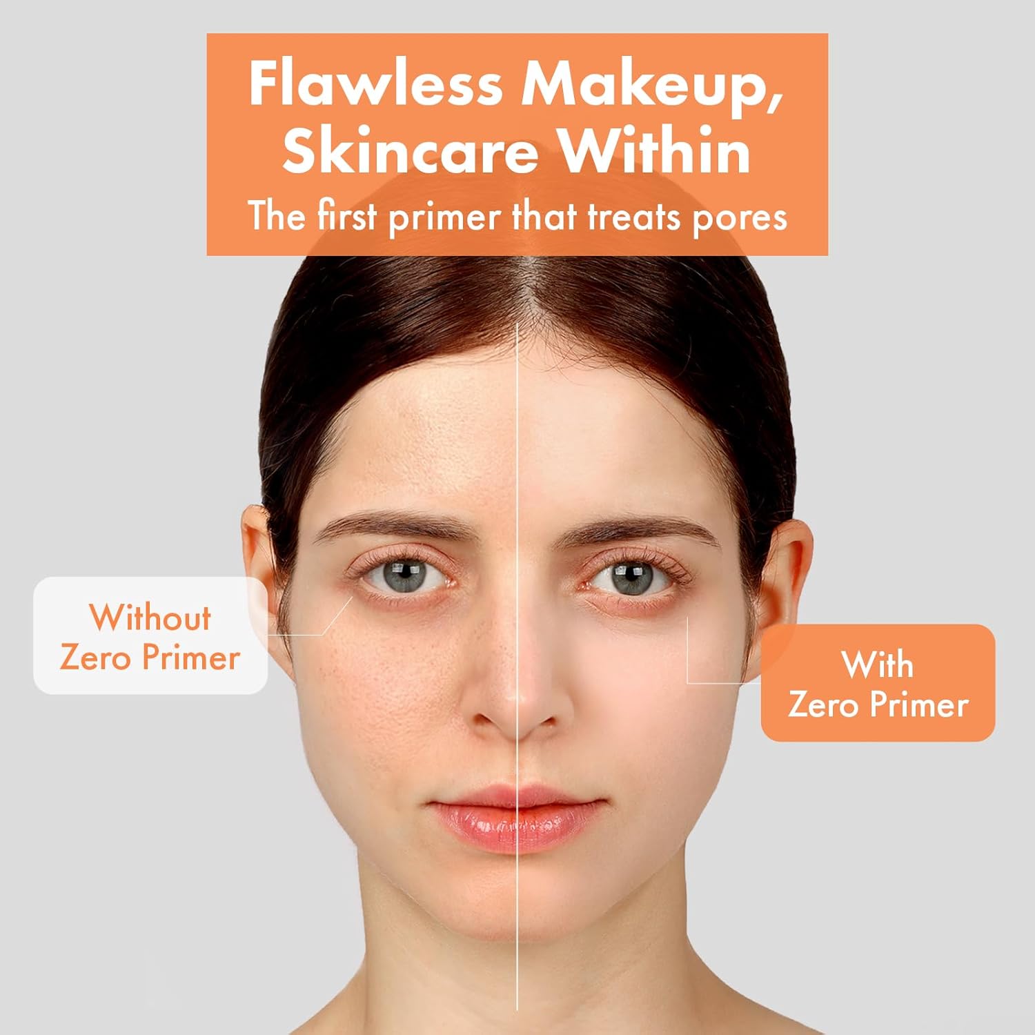 Zero Primer - K Beauty Face Primer with Pore Minimizer & Oil Control | Matte Finish, 20ml