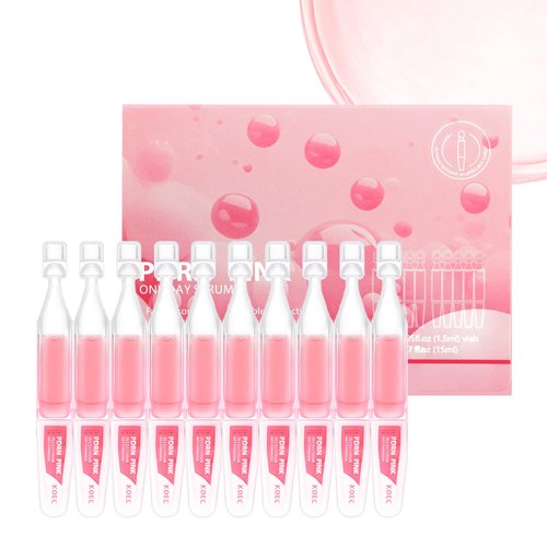 2-Pack Salmon DNA Serum | 99% Salmon DNA | Pink PDRN Serum Ampoule with Collagen, Glutathione & Hyaluronic Acid for Intense Firming, Repairing, Moisturizing & Radiant-Looking Skin, 0.05 fl.oz x 20e