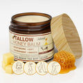 Jeirrzi Organic Beef Tallow for Skin, 100% Grass-Fed Tallow and Honey Balm for Face Body Moisturizer for Aging Dry Sensitive Skin, Deep Hydration & Nourishment 2 OZ