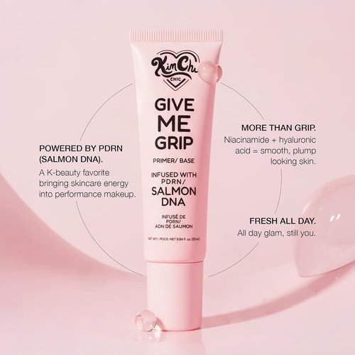 KimChiChic Beauty Give Me Grip Gel Primer - Hydrating Makeup Base for Long-Wear Hold | 0.84 fl oz
