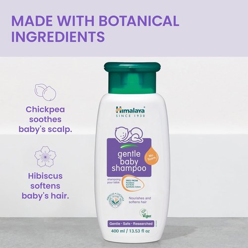 Himalaya Gentle Baby Shampoo - Soothing Moisture for Baby-Soft Hair & Scalp | 13.53 oz