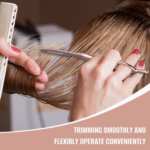 FEISIER Hair Razors for Cutting Hair, Professional Styling Texturizing Razor, Stainless Steel Thinning Razor Kit with 10 Replacement Blades, Premium Texture Cutting Razor for Salon and Home