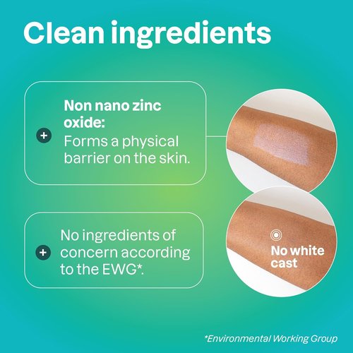 ATTITUDE Mineral Sunscreen Stick - SPF 30, EWG Verified, Plastic-Free, Broad Spectrum UVA/UVB Protection | 2.1 Ounces