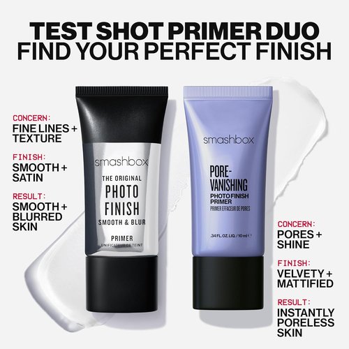 Smashbox Primer Duo - Travel Size OG & Pore Vanishing Primer Gift Set | Smooths & Blurs Fine Lines