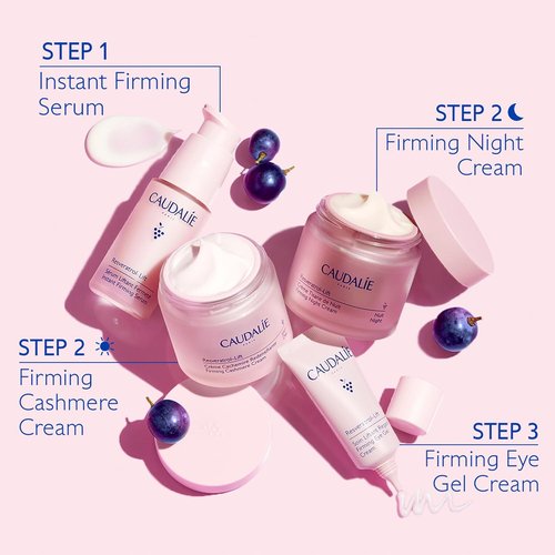 Caudalie Resveratrol-Lift Firming Night Cream - Retinol Alternative, Refillable 50 mL
