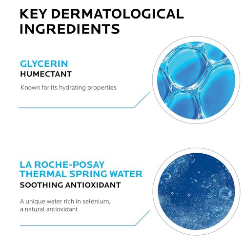 La Roche-Posay Toleriane Dermo Facial Cleanser - Gentle Makeup Remover for Face & Eyes, Fragrance-Free