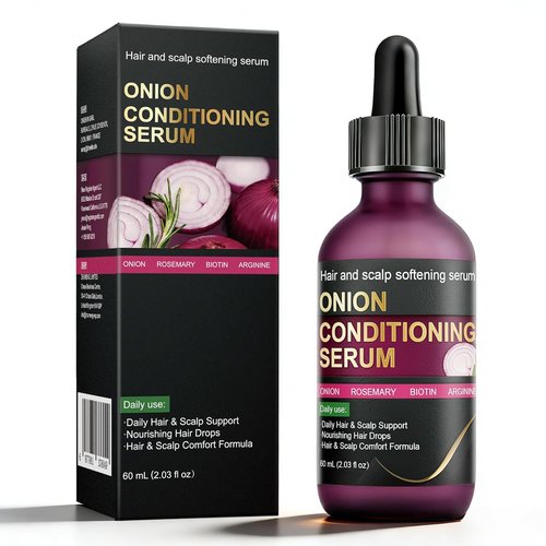 Skiennix Onion Hair Growth Serum - Hydrating Formula with Rosemary & Biotin for Fuller Hair | 2.03 FL OZ (60ML)