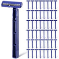 Chumia Twin Blade Razors for Men Stainless Steel Disposable Razors Men Bulk Plastic Shavers Multipurpose Portable Manual Disposable Shavers for Bathing Hotel Travel(150 Pieces)