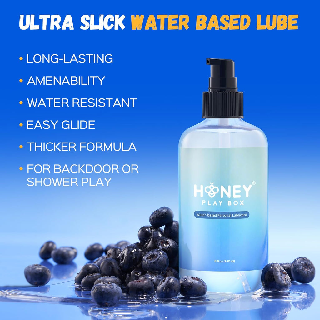 Water-Based Lube by [Brand Name] - 8 Fl Oz Personal Lubricant for Men, Women & Couples | Flavorless & Non-Sticky