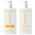 Native Shampoo & Conditioner Set - Naturally Derived, Sulfate & Dye Free | Almond & Shea Butter, 16.5 fl oz Each (2 Pack)