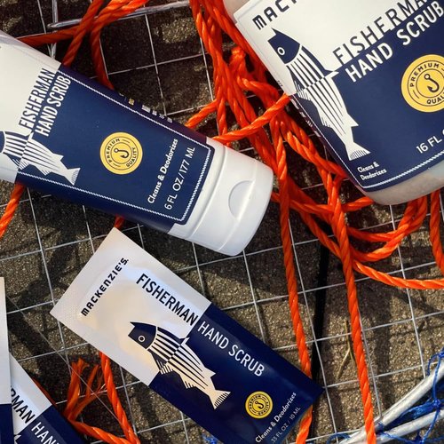 MacKenzie's Fisherman Hand Scrub - Gifts for Men - Gifts for Fishermen - Gifts for Cooks - Gifts for Gardeners - Hand Cleanser - Hand Deodorizer - 16 oz.