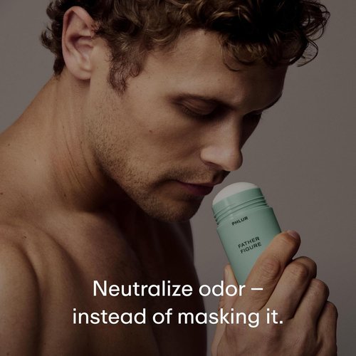 PHLUR Father Figure Natural Deodorant - Aluminum Free, Long Lasting Odor Protection | 1.76 Oz Stick with Vanilla, Fig & Sandalwood