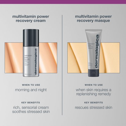 Dermalogica MultiVitamin Power Recovery Face Cream, Hydrating Facial Moisturizer with Antioxidants - Preventing Signs of Skin Aging, 1.7 fl oz