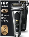 Braun Series 9 PRO+ Electric Razor - 5 Pro Shave Elements & Precision Trimmer | Wet & Dry, 60min Runtime