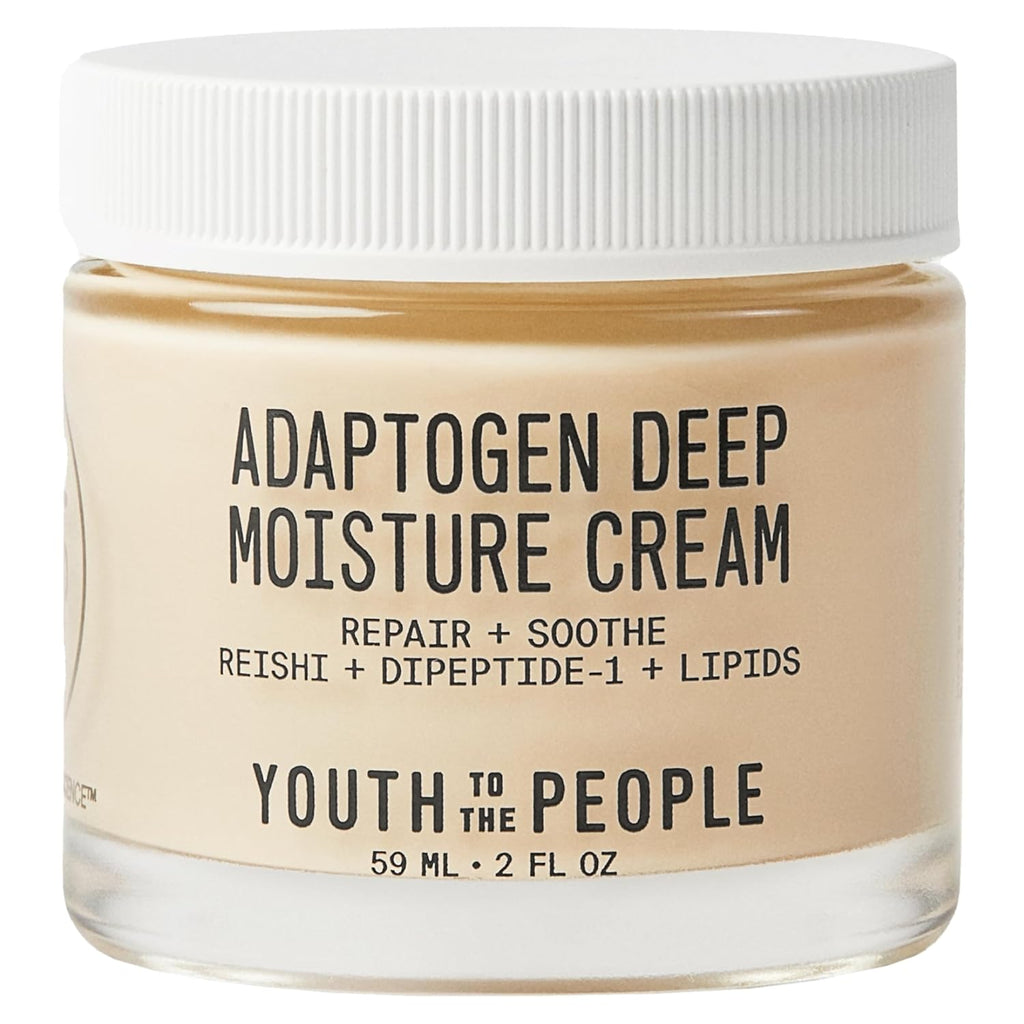 Youth To The People Adaptogen Moisture Cream - Hydrating Face Moisturizer for Sensitive Skin | 2 Fl Oz