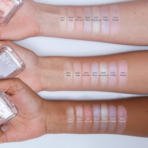 2aN Pure Glash Highlighter - Glass-Like Sheen Powder for Natural Radiance | Buildable, Lightweight Formula (Lemongrass, 0.8oz)