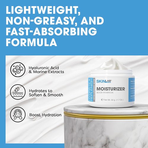 SKIN LAB Hydrate & Replenish Hydra Moisturizer - Daily Hydrating Cream for Dry, Sensitive Skin | 1.7 oz